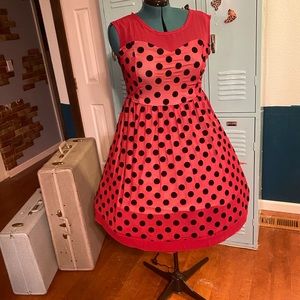 Vintage style super soft swing dress